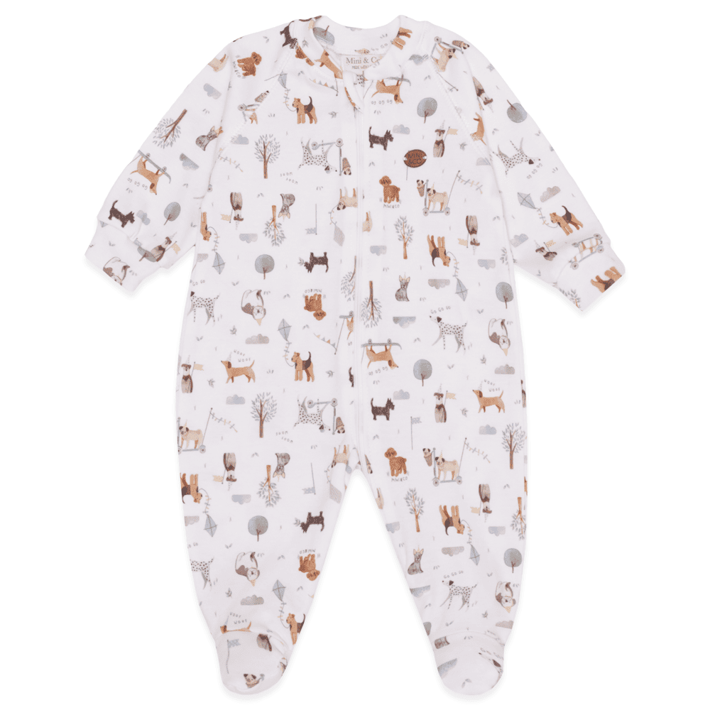 Puppy Parade Zip-Up Sleeper