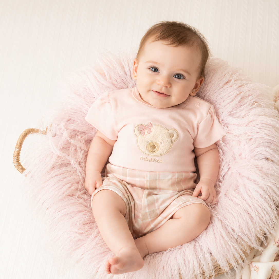 Blush Bear Baby Set