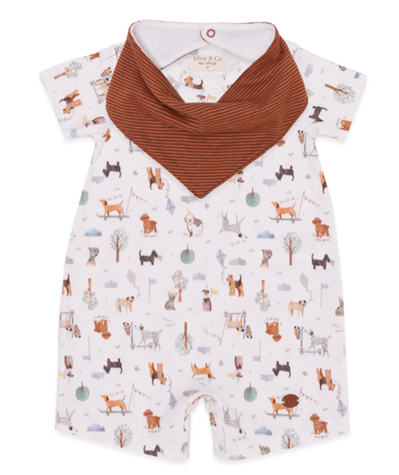 Puppy Play Bandana Romper