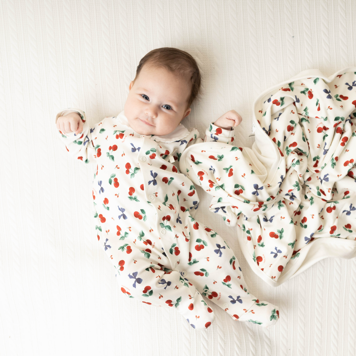 Cherry Garden Footed Sleeper